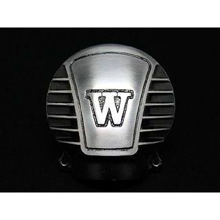 W400【カワサキ】ベベルギアカバー フォーク W400/650/800 ベベルギアカバー W with フィン ブラック FORK