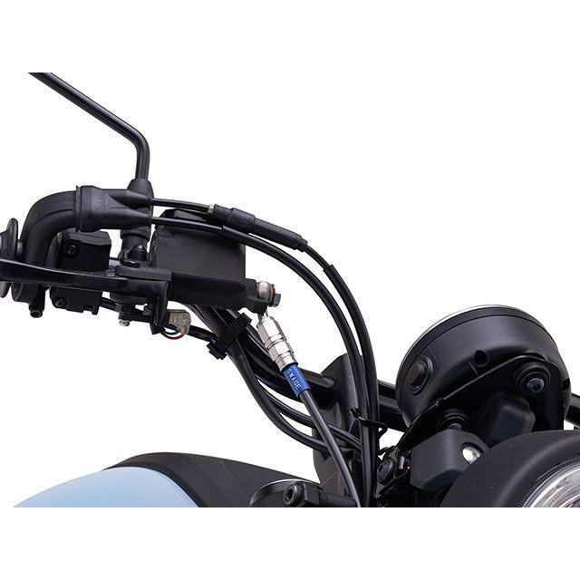 スウェッジラインプロ XSR125 フロントホースキット（レッド＆ブルー） ホースカラー ブラック SWAGE-LINE PRO_1