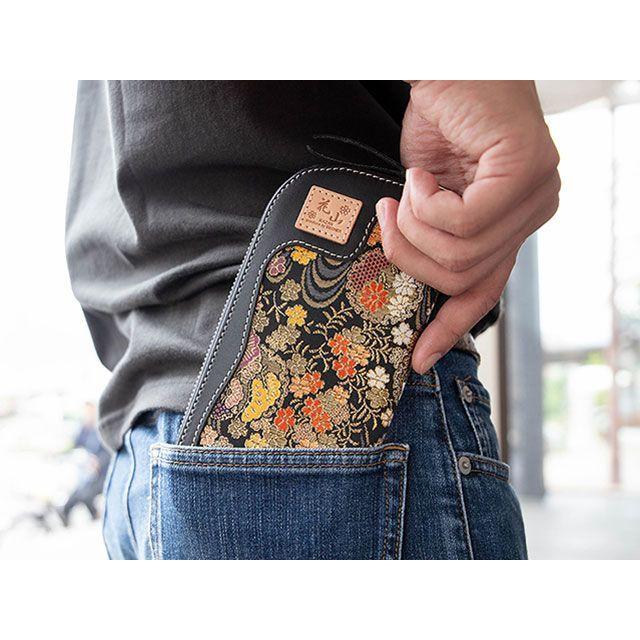 DEGNER（デグナー） W-48K 花山レザーロングジップウォレット（流水
