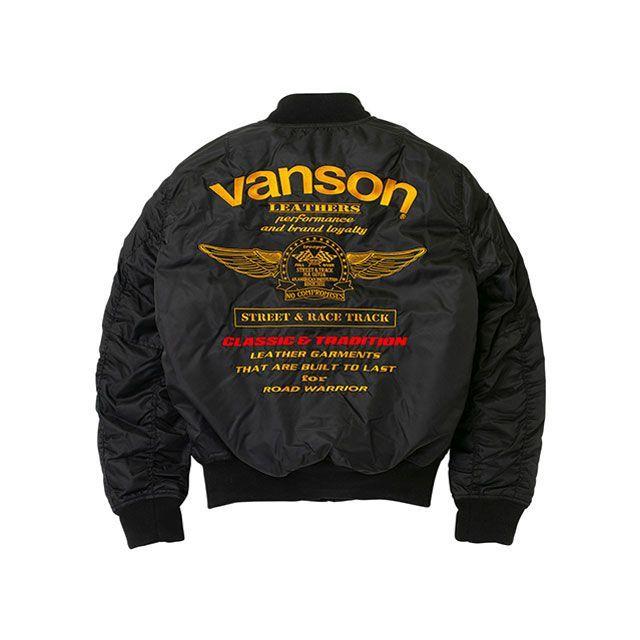VANSON（バンソン） 2025-2026秋冬モデル VS25108W MA-1 JACKET