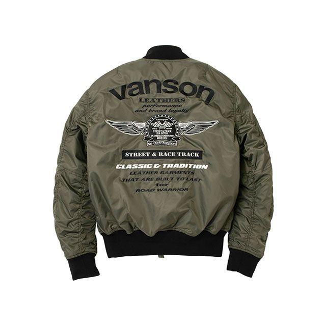 VANSON（バンソン） 2025-2026秋冬モデル VS25108W MA-1 JACKET