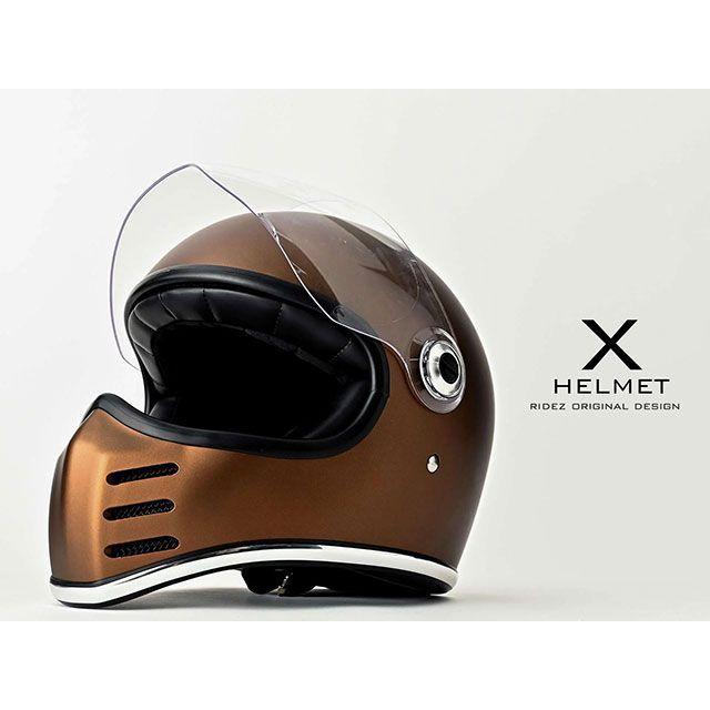 RIDEZ ライズ X HELMET バイク用フルフェイスヘルメット（マット