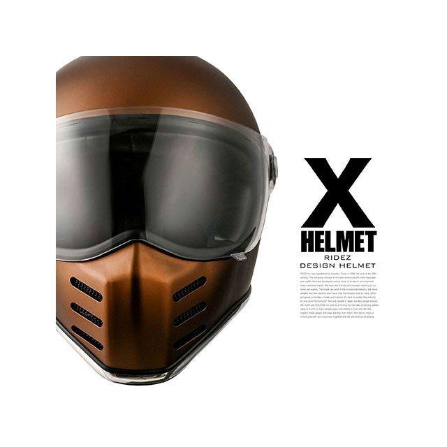 RIDEZ ライズ X HELMET バイク用フルフェイスヘルメット（マット