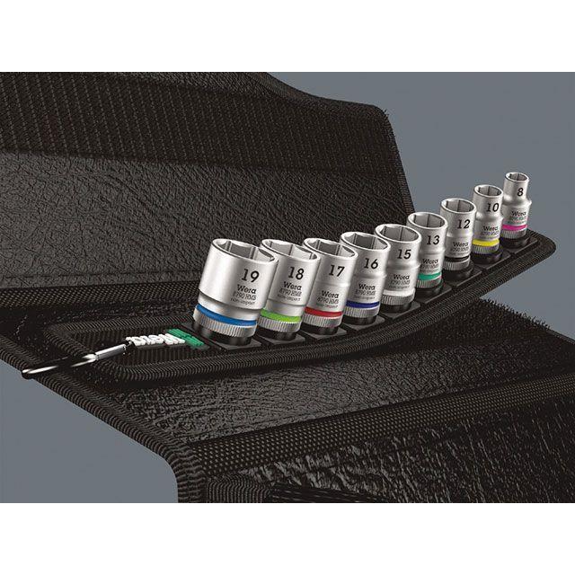 Wera（ヴェラ） 003973 差込角3/8DR 9点組ビットソケットセット サイ