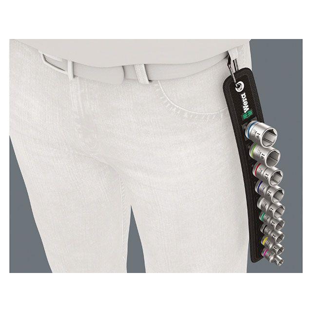 Wera（ヴェラ） 003973 差込角3/8DR 9点組ビットソケットセット サイ