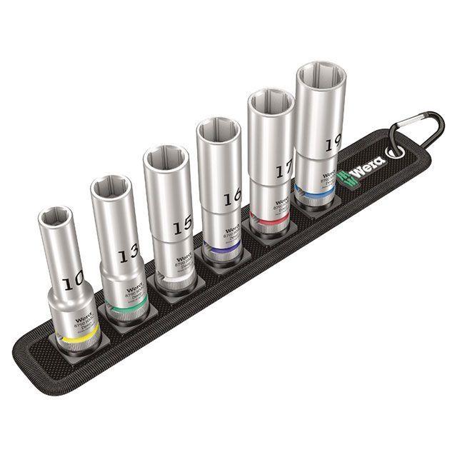 Wera（ヴェラ） 004565 差込角1/2DR 6点組 ZYKLOPディープソケット