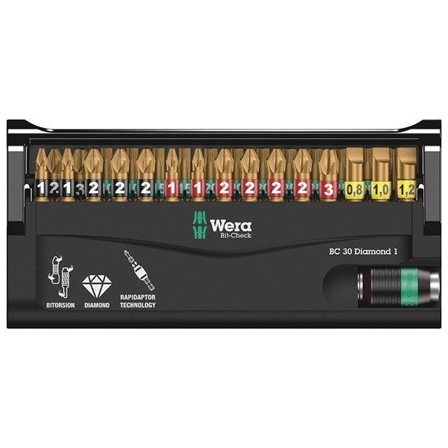 確認用① Wera（ヴェラ） 057431 30点組 差込6.35mm ビットチェック