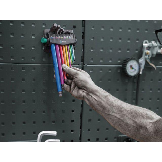 専用　7点セット Wera（ヴェラ） 133165 10本組 HEX-Plus レインボー ボールポイント付