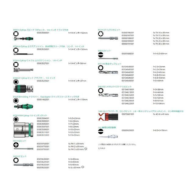 Wera（ヴェラ） 135928 39点組 金属加工向け クラフトフォーム