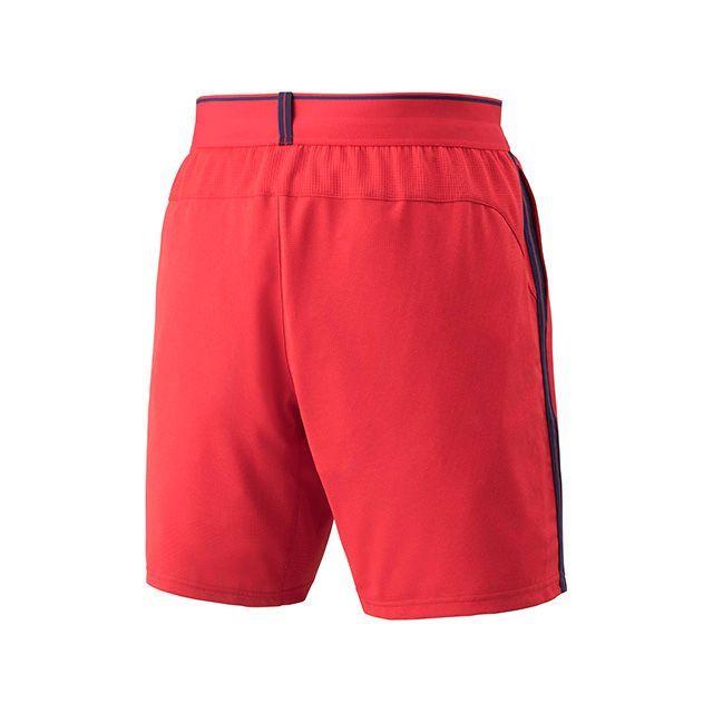 YONEX（ヨネックス） 15207 メンズニットハーフパンツ（クリアーレッド