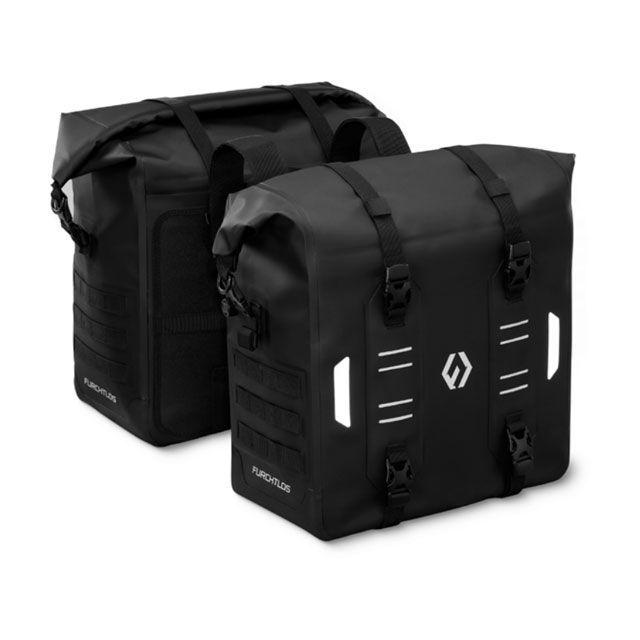 フルヒトロス エベレスト - 防水バッグ サイドバック 34L+34L（カーボンブラック） FURCHTLOS | ブランド登録なし