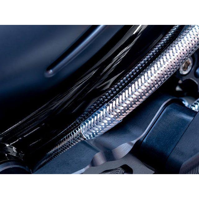 アーキ Z900RS/CAFE/SE ステンレスメッシュ オーバーフローホースセット カラー クロームメッキ ARCHI_7