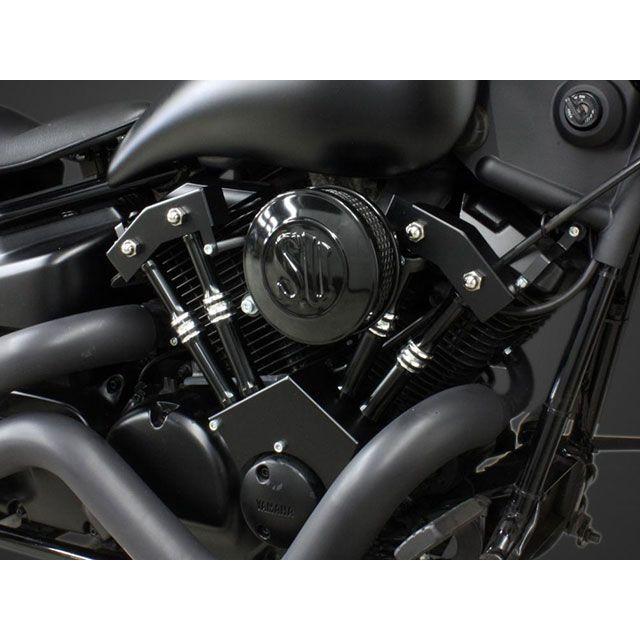 ガレージT\u0026F ドラッグスター250 ドラッグスター250 SU＆プッシュロッドカバー SET（ブラック/コントラスト） T\u0026Fの画像