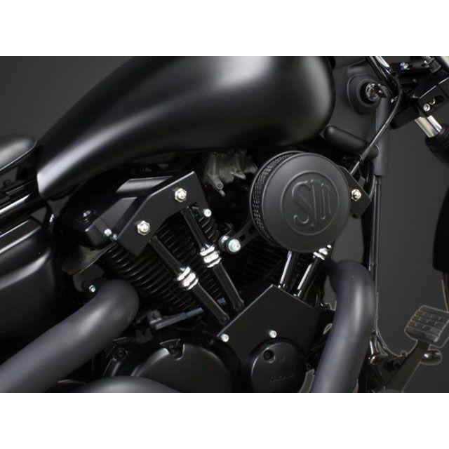 ガレージT\u0026F ドラッグスター250 ドラッグスター250 SU＆プッシュロッドカバー SET（マットブラック/コントラスト） T\u0026Fの画像