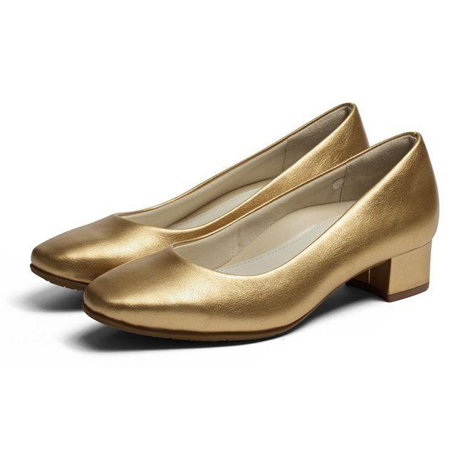 ASICS（アシックス） AO-10242 ROOMY PUMPS（ゴールド） サイズ 23.5cm