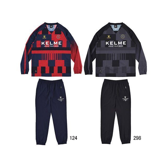 トータス KELME ピステスーツ（ネイビー×エンジ） サイズ L TORTOISE_4