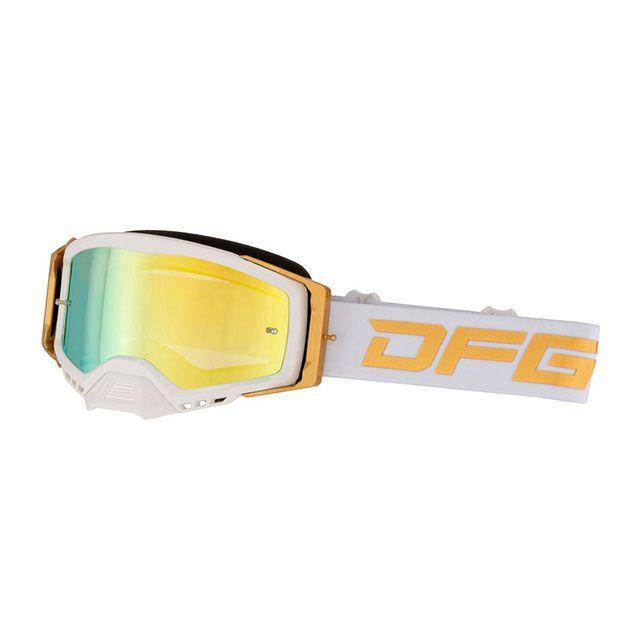 DFG ディーエフジー ブリッツゴーグル（ホワイト/ゴールド・レボ