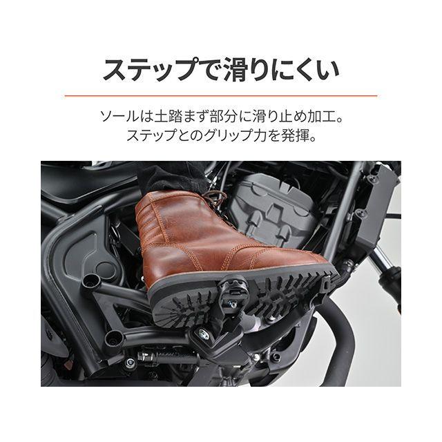 こちら2センチサイズで燻し加工有り、ネジ式 DAYTONA（デイトナ） DS-001 ダービーライドブーツ（ブラウン） サイズ