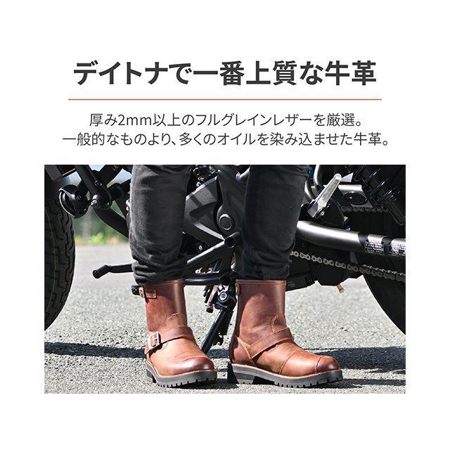 DAYtona エンジニアブーツ ブラウンブラック DAYTONA（デイトナ） バイク用 シューズ HBS-004 エンジニアブーツ