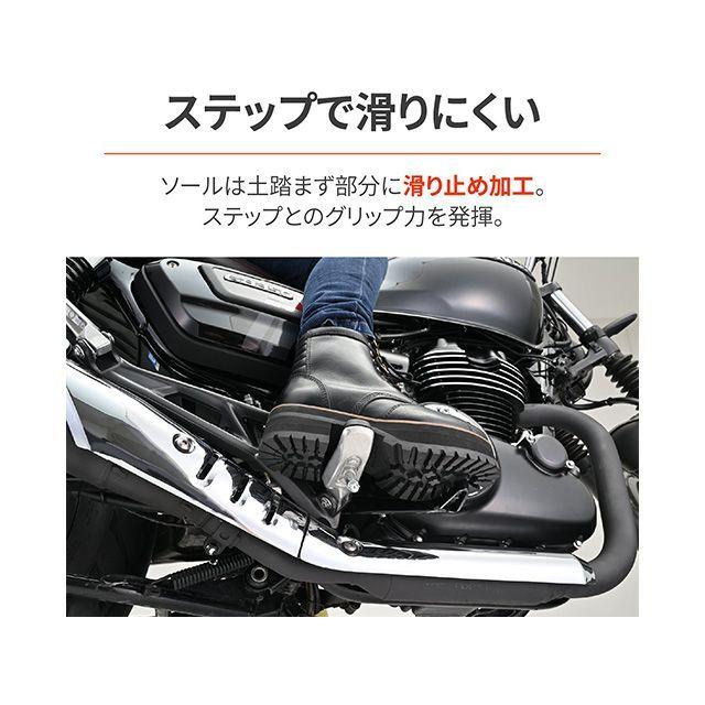 DAYTONA（デイトナ） DS-001＋ ダービーライドブーツ 厚底（ブラック