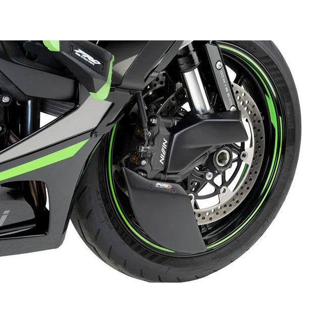 Puig（プーチ） ZX-6R NINJA ブレーキクーラー（マットブラック
