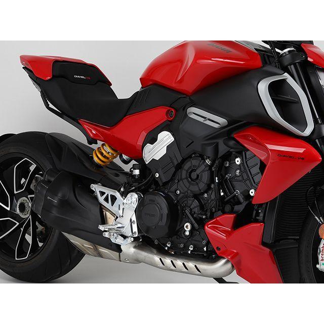 アエラ DIAVEL V4 ライディングステップキット（ホワイト） AELLA_9