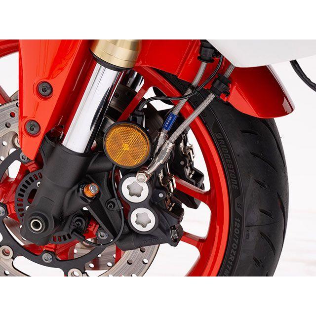 スウェッジラインプロ XSR900 GP フロントホースキット バイピース（ステンレスブラック） ホースカラー ブラック SWAGE-LINE PROの画像