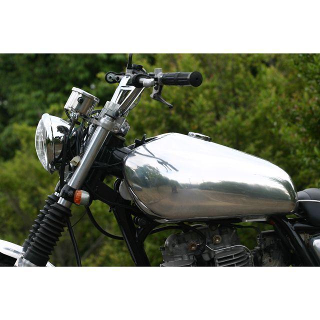 BIGCEDAR（ビッグシーダー） SR400/500 XTアルミタンク 仕様 バフ