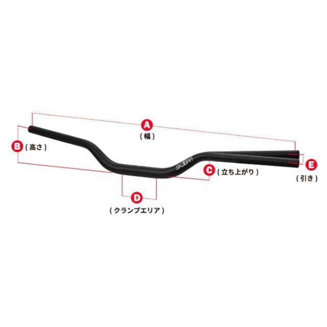 ZETA ジータ SX3バー MX-415（ブラック） : モトメガネYahoo!店 - 通販