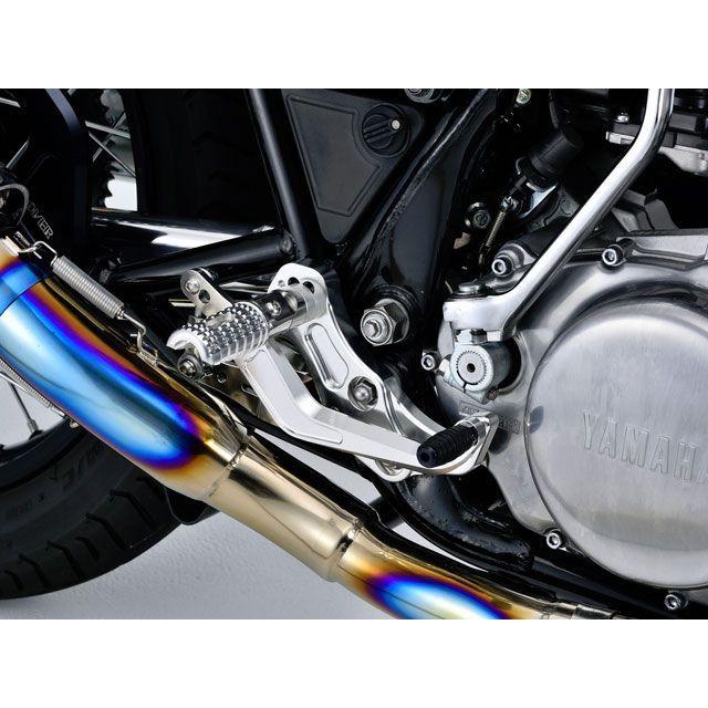 オーバーレーシング SR400(FI) バックステップ 4ポジション タイプ2 カラー シルバー OVER RACING