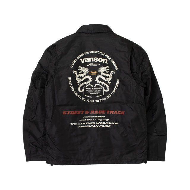 バンソン SVS2605S コーチジャケット VANSON 2026年 XXL VANSON（バンソン） 2026春夏モデル SVS2605S コーチジャケット