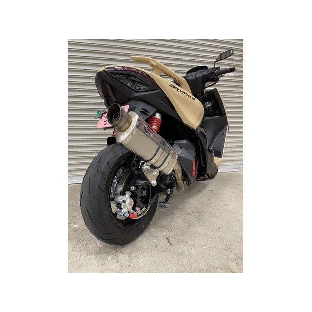 KN企画 ビレットエンジンハンガー10cmロング シグナスGRYPHUS（6型）/XFORCE kn926の画像