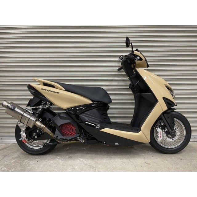KN企画 ビレットエンジンハンガー10cmロング シグナスGRYPHUS（6型）/XFORCE kn926の画像