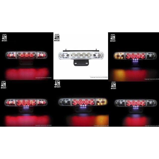 ジャイロキャノピー　LEDテール　スモークレンズ KN企画 ジャイロキャノピー マルチリフレクターリアシーケンシャルLED
