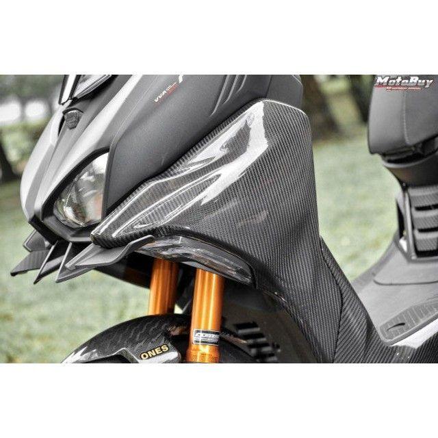 モトオブスポーツ FORCE2.0 台湾仕様 X FORCE 国内仕様 カーボンフロントサイドカバー（X-FORCE/FORCE2.0） MOSの画像