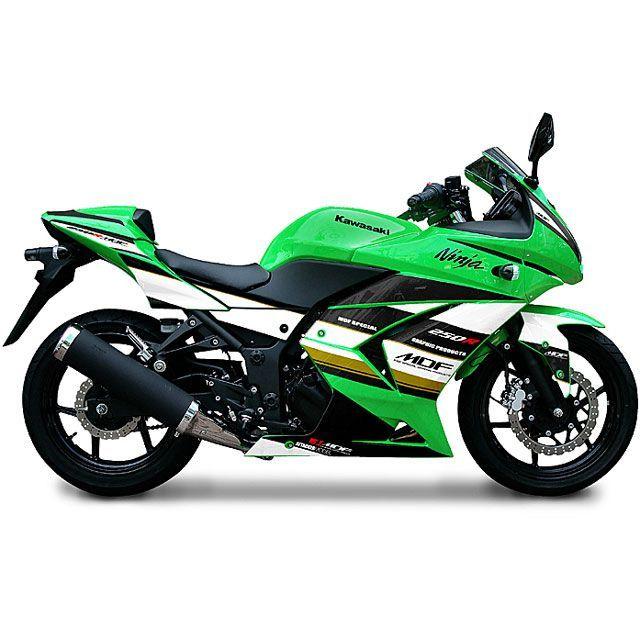 【メーカー直送】エムディーエフ ニンジャ250R Ninja250R（08-） グラフィックキット アタッカーモデル ブラックタイプ タイプ：リアフ…｜camp｜02