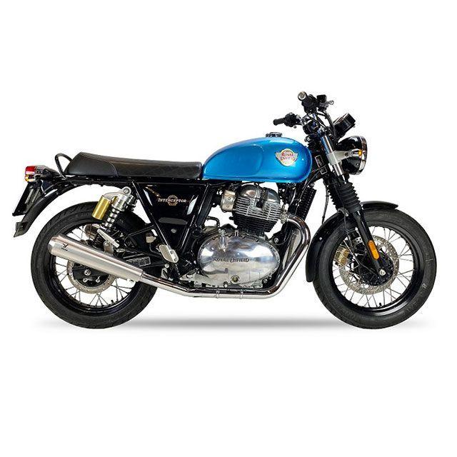 アイエックスレース GT 650 INTERCEPTOR ロイヤルエンフィールド GT650/INT650 スリップオンマフラー 左右2本出 CAT…_1