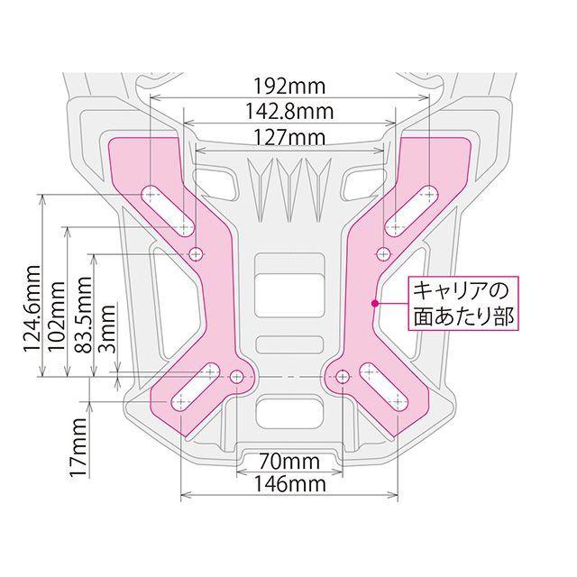 SP武川 ADV160 リアキャリア(マットブラック塗装) SP TAKEGAWA | スペシャルパーツ武川 | 09