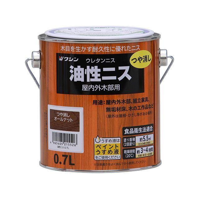 ありがとうございます！ Washin Paint 和信ペイント ＃901742 油性ニス 0.7L（つや消しオール