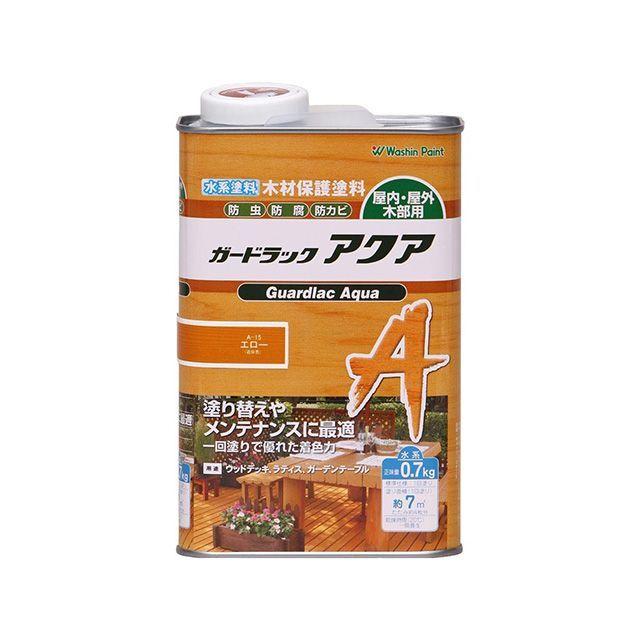 Washin Paint 和信ペイント ＃911495 ガードラックアクア 0.7kg（エロー） Washi Paint : モトメガネ ...
