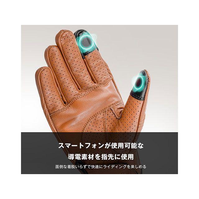 クロ、ダークブラウン コミネ（Komine） 2026春夏モデル GK-264 プロテクトレザーグローブ