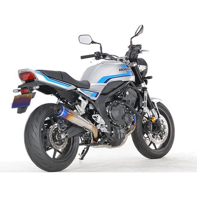 バイク用 ステンレス製 マフラー 左右セット　車検対応 r's gear（アールズギア） CB1000F CB1000F SE ワイバンメガホンチタン