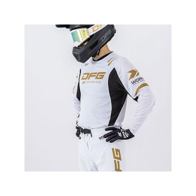 DFG ディーエフジー ワークスジャージ（エッジホワイト） サイズ XL