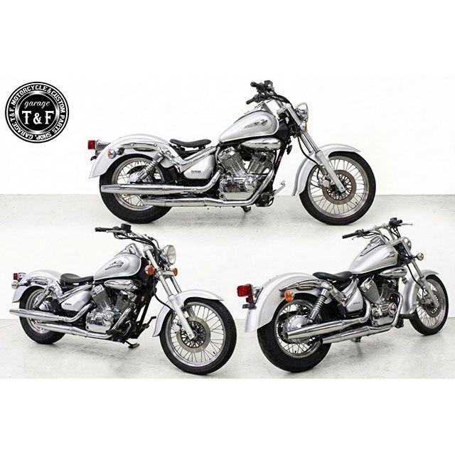 ガレージT&F イントルーダーLC250 イントルーダーLC250 FSソロシート＆リジットマウント用ステーSET タイプ ボタン/ブラック T&F_9