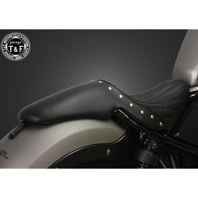 レブル250 T&Fスタッド付きガンファイターシート Garage T＆F ガレージT&F レブル250 レブル250 スタッド付きガン