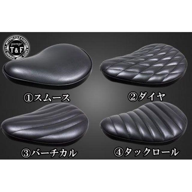 ガレージT&F バルカン400 FSソロシート＆リジットマウント用ステーSET タイプ ボタン/ブラウン T&F_1