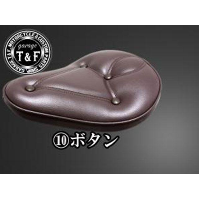 ガレージT&F バルカン400 FSソロシート＆リジットマウント用ステーSET タイプ ボタン/ブラウン T&F_4