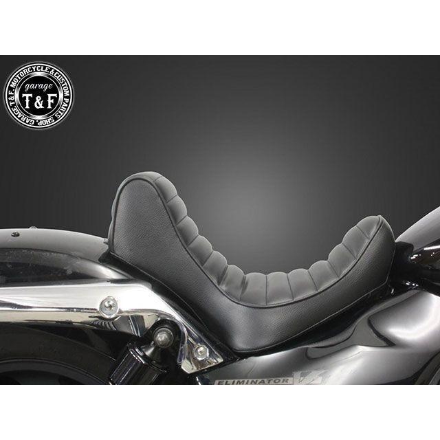 ガレージT&F エリミネーター250V エリミネーター250V キング＆クィーンシート メインシートのみ/タックロール（ブラック） T&F_1