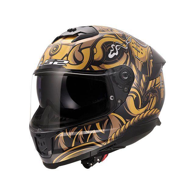 セット売りでお安く再販します！ LS2 HELMETS エルエスツーヘルメット STREAM II（サムライゴールド
