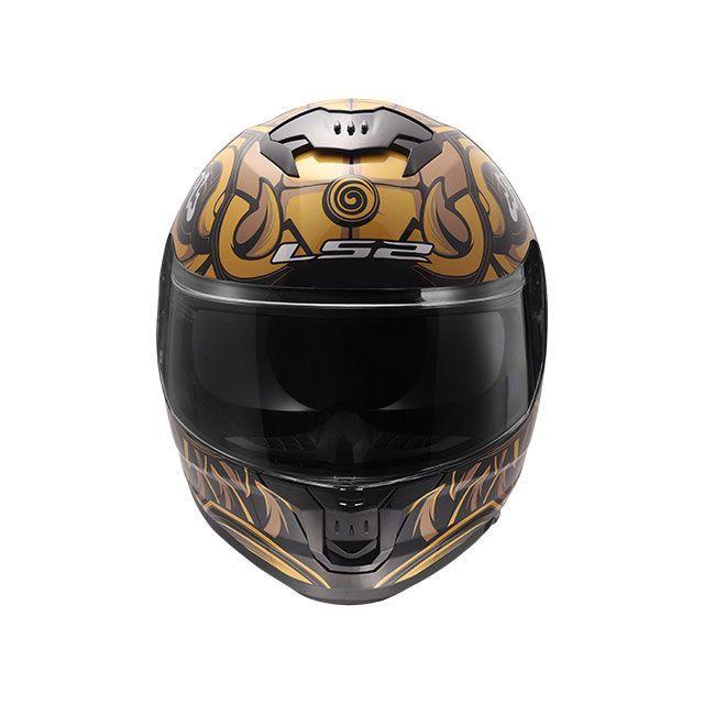 まる LS2 HELMETS エルエスツーヘルメット STREAM II（サムライゴールド